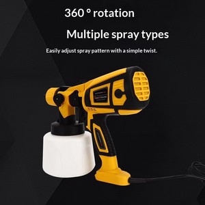 Pistola de Pulverización Eléctrica de Alta Atomización de 500W Q1P-JY06-500 con Vaso de 800ml, Boquilla de 0.5-2.5mm, Admite Logotipo Personalizado y Enchufe - Product Image 1