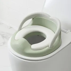 Assento portátil de vaso sanitário para bebê, seguro, treinamento para braço infantil, apoio para ajudar a sentar no vaso sanitário
