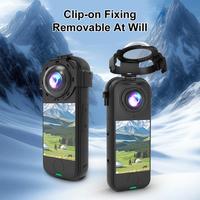 Protection d'objectif en verre trempé optique à clipser PULUZ pour Insta360 X4 Air