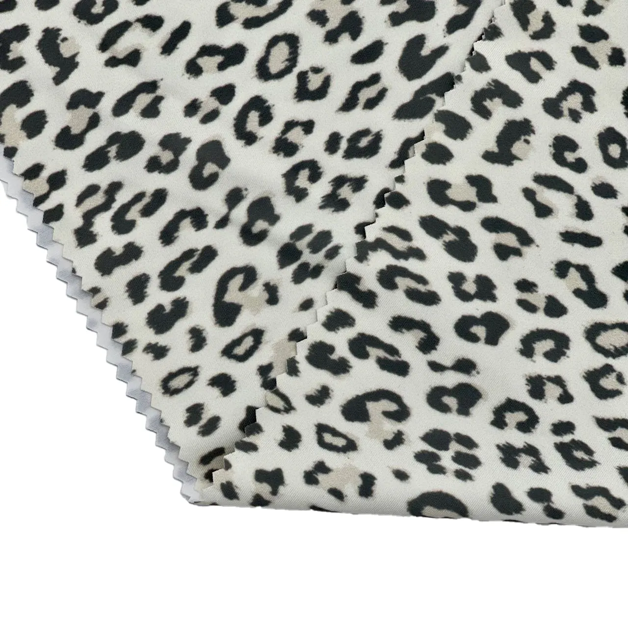 Costumi da bagno in tessuto Spandex stampato digitale in maglia elasticizzata leopardata con stampa personalizzata