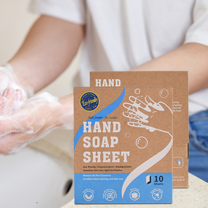 Xách Tay Dùng Một Lần Tấm Xà Phòng Rửa Tay Du Lịch Đi Bộ Đường Dài Rửa Tay Tắm Vệ Sinh Cá Nhân Giấy Xà Phòng Tấm Tắm Xà Phòng Máy Tính Bảng - Product Image 1