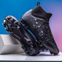 Chaussures de sport respirantes professionnelles de haute qualité pour hommes, chaussures de football à crampons pour l'extérieur, chaussures de football à crampons FG TF