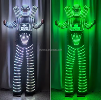 Quantité minimale de commande 1 pièces nouvelle LED saut costume échasses marcheur futur spectacle événement fête LED Universoul cirque échasses marcheurs danse Led Robot Costume