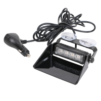 Luces estroboscópicas de emergencia para tablero, advertencia intermitente de seguridad, peligro, Interior, parabrisas delantero/trasero, barra de luz dividida