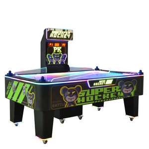 Máquina de Hockey de Aire para Niños, Operada con Monedas, para Interiores, Tablero de Metal y Plástico, Idioma Inglés, Equipo de Entretenimiento Deportivo para Duelos - Product Image 1