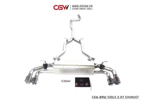 Escape Catback CGW de Último Diseño con Mejor Relación Calidad-<span class=keywords><strong>Precio</strong></span>, con Control de Válvula por Gestos, Silenciador para <span class=keywords><strong>BMW</strong></span> 530Le 2.0T - Product Image 6