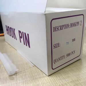 PP nhựa J móc vòng Pin cho phụ kiện may mặc & thẻ để sử dụng túi - Product Image 6
