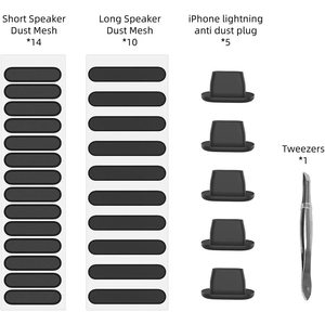 Kit de protection anti-poussière en silicone pour ports de téléphone Apple iPhone, connecteurs Type C et Lightning - Product Image 3