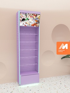 Étagères métalliques pour magasins de jeux, vitrines d'exposition pour boîtes mystères, modèles de jouets en îlot, figurines tendance, présentoirs de jouets - Product Image 3