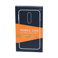 Étui de téléphone portable en carton personnalisé de luxe boîte en forme de livre pour l'emballage d'étui de téléphone boîte d'emballage en film trempé