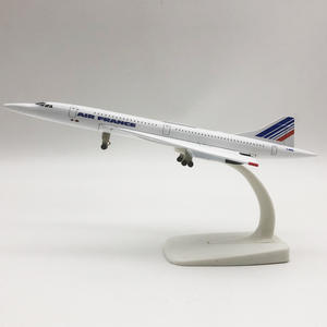 Modèle d'avion en métal moulé sous pression de 20 cm, <span class=keywords><strong>Concorde</strong></span> supersonique d'Air France, avec trains d'atterrissage - Product Image 2