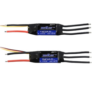 Contrôleur de vitesse brushless ZTW 32 bits ESC <span class=keywords><strong>Beatles</strong></span> G2 20A 30A 40A 50A 60A 80A 100A 2-6S SBEC 5V/6V 8A pour avion RC à voilure fixe - Product Image 1