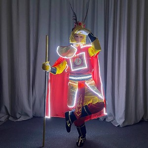 Costume de scène lumineux LED Roi <span class=keywords><strong>Singe</strong></span> pour adulte avec décorations originales pour la fête - Product Image 5