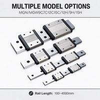 Système de guidage linéaire série MGN MGW, glissières de type C/H MGN9/12/15 MGW9/12/15, rail de guidage linéaire de précision pour imprimante 3D automatique