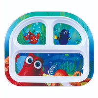 Plateau en plastique PP de qualité supérieure, impression de dessin animé, assiette de qualité supérieure, 100%