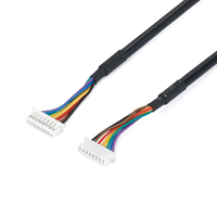 Cable arcoíris de 8 pines hembra con revestimiento grueso, código de resistencia de 8 colores, termorretráctil para codificador SPI, señal industrial OEM