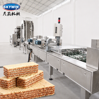 Machine à gaufrettes en acier inoxydable de qualité alimentaire, ligne de production de biscuits, autres machines à snacks, usine de transformation alimentaire automatisée