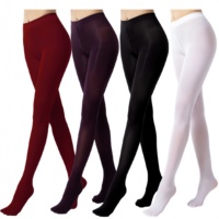 Vente en gros collants d'été sexy pour femmes style mature 80D polyaster opaque longueur de cuisse collants tricotés chaussettes d'Halloween