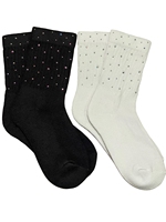 Chaussettes à strass personnalisées pour équipe de cheerleading et danse, chaussettes de cheville à initiales scintillantes, à volants et strass étincelants