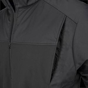 Pull-over sport pour homme personnalisé à col montant <span class=keywords><strong>zippé</strong></span>, épais, à séchage rapide et à manches longues - Product Image 3