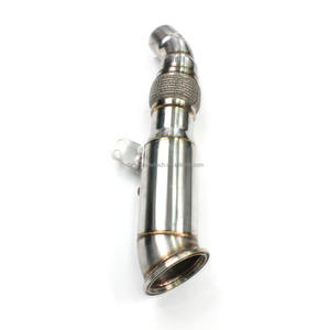 Tuyau de descente d'échappement de haute qualité pour <span class=keywords><strong>Bmw</strong></span> <span class=keywords><strong>140i</strong></span> 240i 340i 440i 540i 640i 740i 840i X5 X6 X7 Z4 B58 3.0t avec tuyau de descente de bouclier thermique - Product Image 4