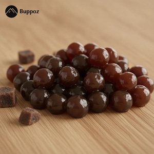 Perles de tapioca noires Halal certifiées, prêtes à consommer, best-seller, 5 portions/boîte - Product Image 3