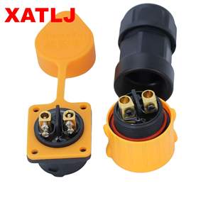 XATLJ M28 2 3-Damarlı IP67 Su Geçirmez XLR Konnektörler Özelleştirilebilir Havacılık Soketleri 50A Akım FPC Fişleri Güneş Enerjisi Sistemi - Product Image 6