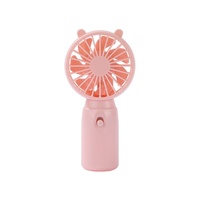 Ventilador de Mano Portátil Plegable y Económico 2024, Mini Ventilador de Exterior con Logotipo Personalizado, Batería Incluida, Plástico, el Mejor Regalo