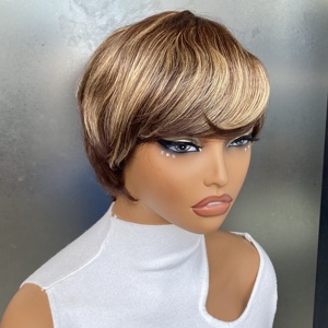 วิกผมสั้นตรงแบบพิกซี่คัท ไม่มีเชือกผูก ราคาส่งถูก - Product Image 2