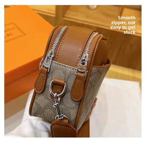 C's <span class=keywords><strong>Outlet</strong></span> - Bolso Bandolera de Moda para <span class=keywords><strong>Hombre</strong></span> |   Bolso para Cámara Cuadrado Pequeño, Moderno, Impermeable y Aislado (PU y Poliéster) - Product Image 2
