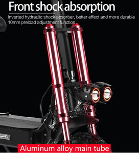 Scooter Eléctrico Plegable de Alta Velocidad, 5600W, Neumáticos Anchos, Motor Dual, Potente, Rápido, Todoterreno, Urbano, para Adultos, Fabricación OEM/ODM - Product Image 6