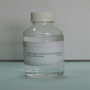 Stabilisateur de blanchiment au peroxyde (sans silicone) CP-40 pour le blanchiment continu Tampon froid-lot récurage et blanchiment à un bain - Product Image 1
