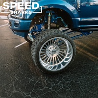 Jantes forgées sur mesure 20x12 22x12 24x12 6x139.7 6x5.5 à déport profond et lèvre large polie pour Chevrolet Silverado 1500