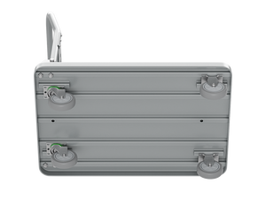 500 किलोग्राम भार क्षमता फोल्डेबल चार पहिया प्लेटफॉर्म कार्ट स्टील/स्टेनलेस स्टील निर्माण गर्म-डुबकी गैल्वेनाइज्ड सतह ओएम - Product Image 3