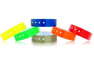 Gelang plastik vinil PVC bentuk L satu kali penggunaan acara grosir - Product Image 4