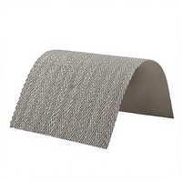 Plateau de table moderne pour salle de bain et salle à manger, en matériau Interlace écologique, ignifuge, imperméable, léger, flexible, avec design 3D