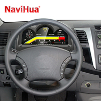 NaviHua Nouveau tableau de bord numérique pour voiture pour Toyota Hilux Vigo 2005 2015 Cockpit virtuel Compteur de vitesse Tableau de bord Écran fantôme