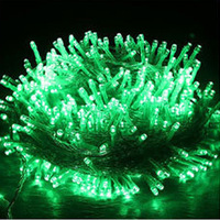 Guirlande lumineuse de Noël multicolore pour l'intérieur et l'extérieur, à piles, étanche, 8 modes, fil en PVC transparent