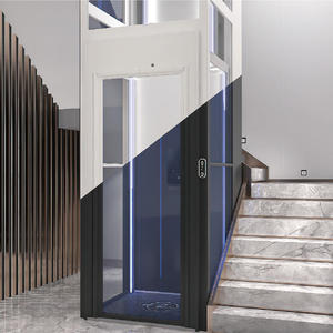 Chất lượng cao tùy chỉnh 2-4 tầng ngoài trời nhà thang máy kéo loại biệt thự thang máy nhà thang máy - Product Image 5