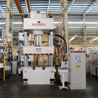 Prensa Hidráulica Servo Automatizada Yiwei de 315 Toneladas com Omron/PLC e Bomba de Motor de 18.5kW para Estampagem e Conformação de Chapas Metálicas (Três Vigas)