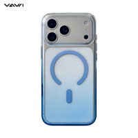 Coque de téléphone VAWI B570 teinte dégradée pour iPhone 17 18 Pro et Pro Max, avec cadre de caméra surélevé de 2,9 mm, 2500Gs PC TPU, Fourniture B2B Export