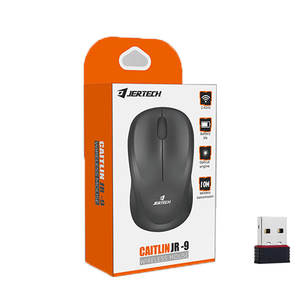 Souris optique sans fil de bureau JERTECH JR9 JR10 <span class=keywords><strong>JR11</strong></span> JR12, vente en gros d'usine, noire, USB 2.4G - Product Image 3