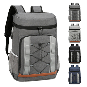 Large Picnic <b>Cooler</b> <b>Backpack</b>, Waterproof Thermal Refrigerator Fresh Cold Warm Keeping Insulated Bag Camping Organizer/ - Product Image 1