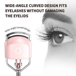 Durable Mini Rechargeable Heated Eyelash Curler 5s Quick Heating Eye <strong>Lash</strong> Curler Long-Lasting Electric Heated Beauty Tool - Product Image 2