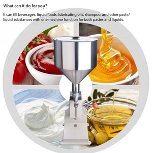 Petite machine de remplissage pneumatique manuelle pour miel, confiture, shampoing, lotion, bouteilles de 5 à 100 ml, haute efficacité, design portable - Product Image 6