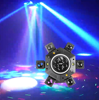 Nouvelle barre lumineuse laser Bee Eyes à 6 bras pour éclairage d'ambiance, de scène et de projection pour soirées DJ