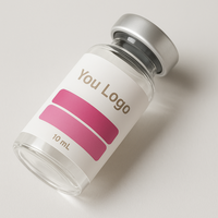 Autocollants Personnalisés Logo Personnalisé pour Flacon de 3ml, Adhésifs Vinyle Imperméables Holographiques, Impression Étiquettes d'Emballage sur Mesure