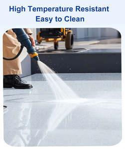 Le sol de l'atelier d'usine alimentaire de couche de finition époxy de sable de couleur LSY-900 est non toxique et facile à nettoyer - Product Image 4