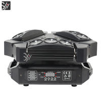 Projecteur de scène LED RGBW 100W, éclairage DJ disco, effet faisceau mobile, DMX512, activé par le son, pour fêtes, clubs, mariages