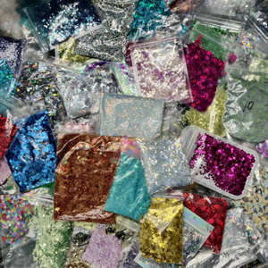 Holographic Chunky <strong>Glitter</strong> Random 35 to 40 Colors Sample White <strong>Red</strong> Silver Black <strong>Glitter</strong> for Tumbler Festival Decor Stock in USA - Product Image 6